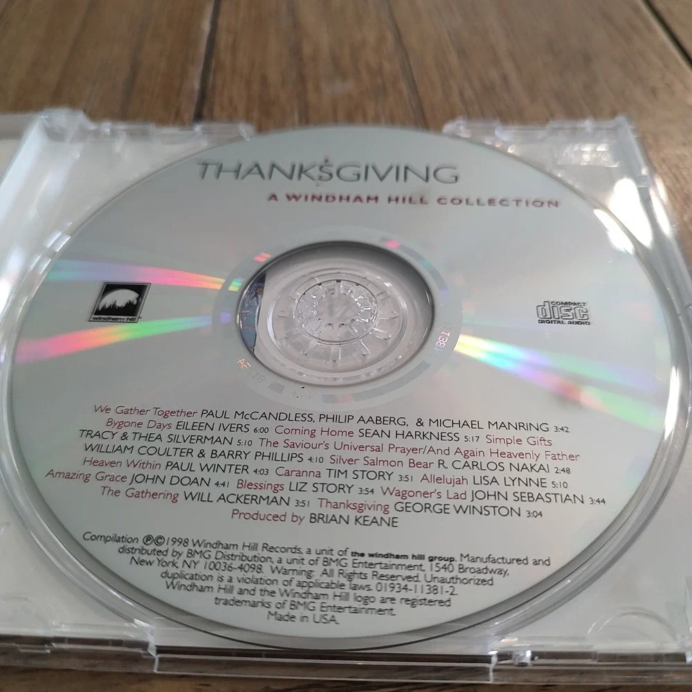 Thanksgiving Windham Hill Collection Various Artists Holiday Gather‎ Religion